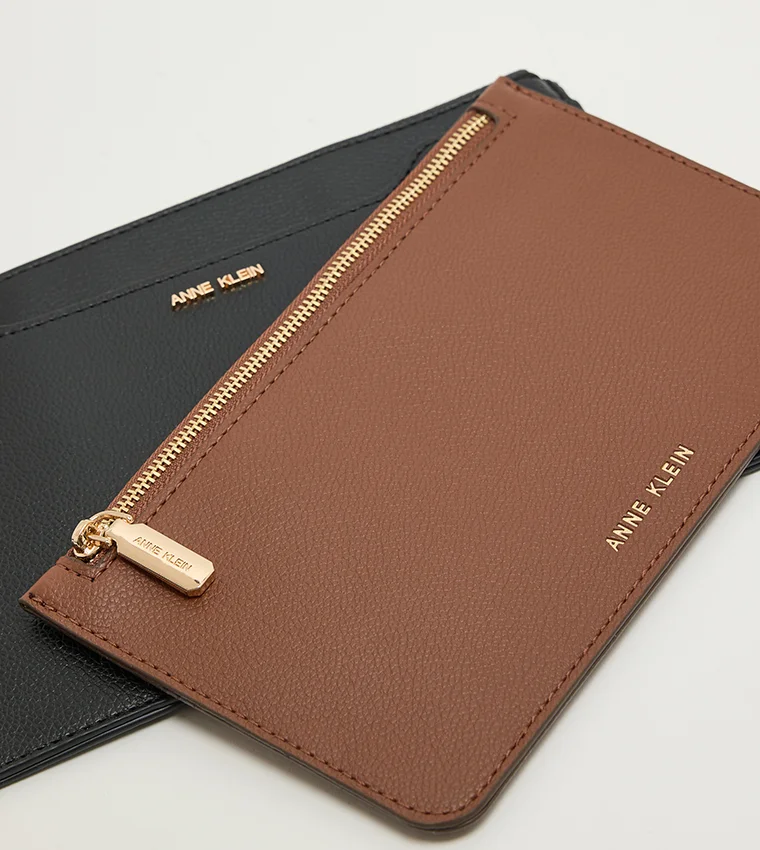 Anne Klein  Anne Klein 2-piece Logo Detail Wallet Set for Women | Best Price UAE